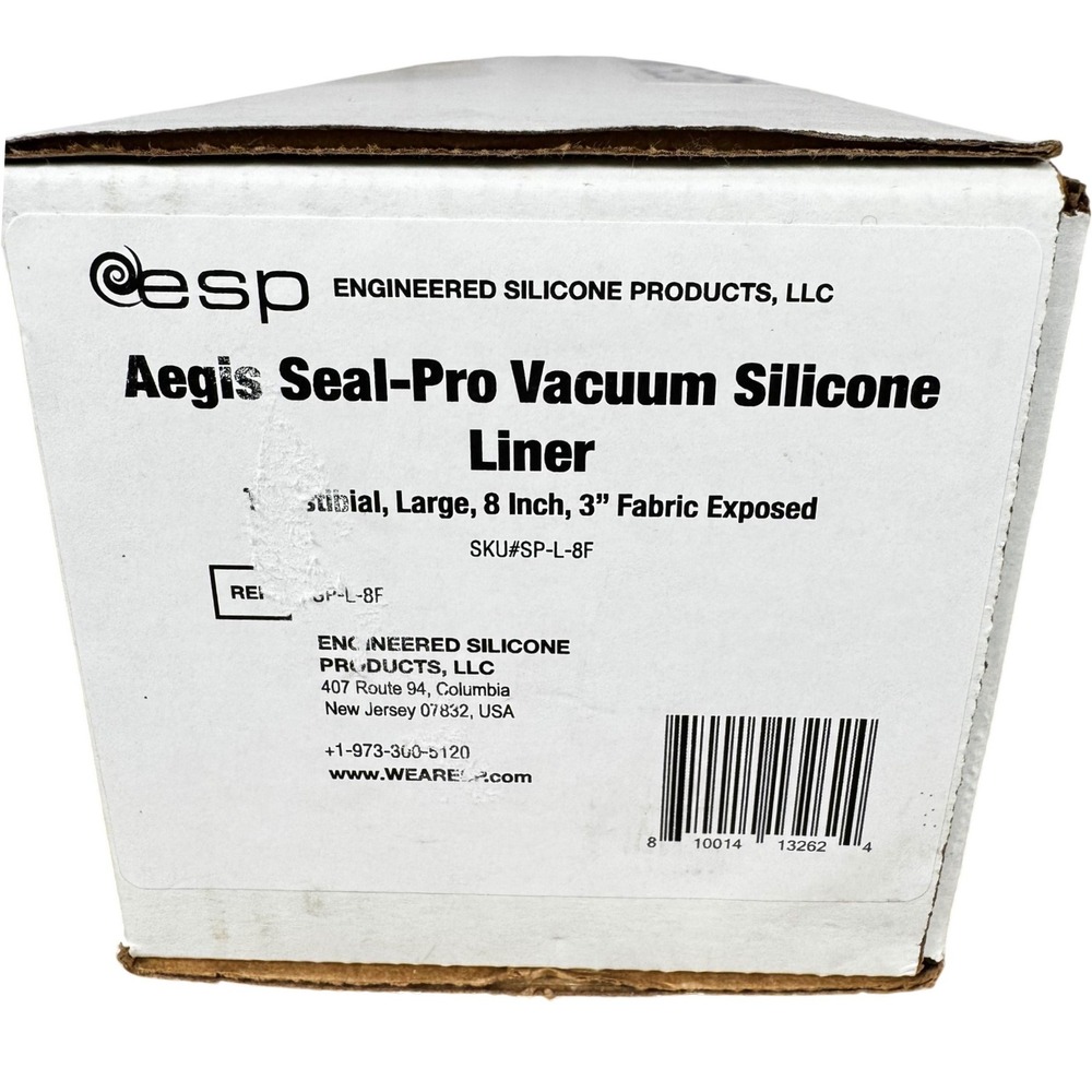 ESP Aegis Seal Pro Vacuum Silicone Liner Transtibial Large 8 Inch SP-L-8F Fabric